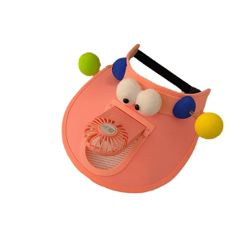 One-piece Sun Hat With Fan Sunshade Sun Protection Hat